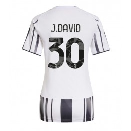 Juventus Jonathan David #30 Thuis tenue Dames 2025-26 Korte Mouw